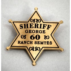 odznak - šerif