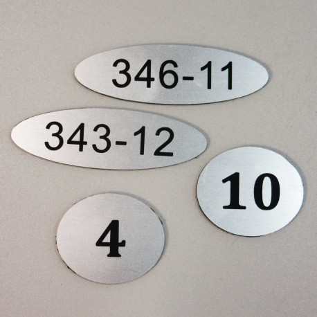 Čísla na dveře a sedadla